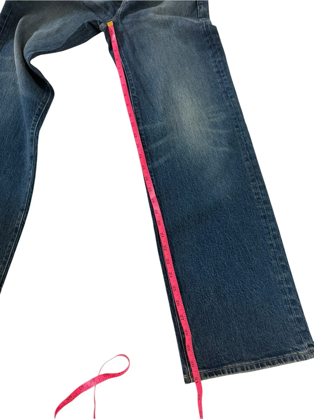 Denim Forum Women’s High-Rise Wide-Leg Jeans in Dark Blue